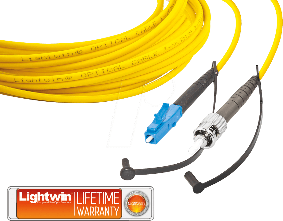 Thumbnail - LSP-09 LC-ST2 - Simplex LWL Patchkabel, SM OS2, LC - ST, 2 m