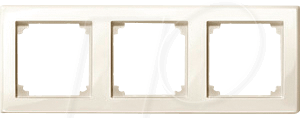 EL MS 478344 - M-SMART, Rahmen, 3-fach, weiß, glänzend