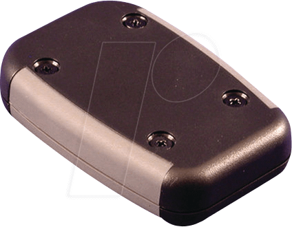 1553DBKBAT - Kunststoffgehäuse, 1553 D, 147 x 89 x 24 mm, grau / schwarz