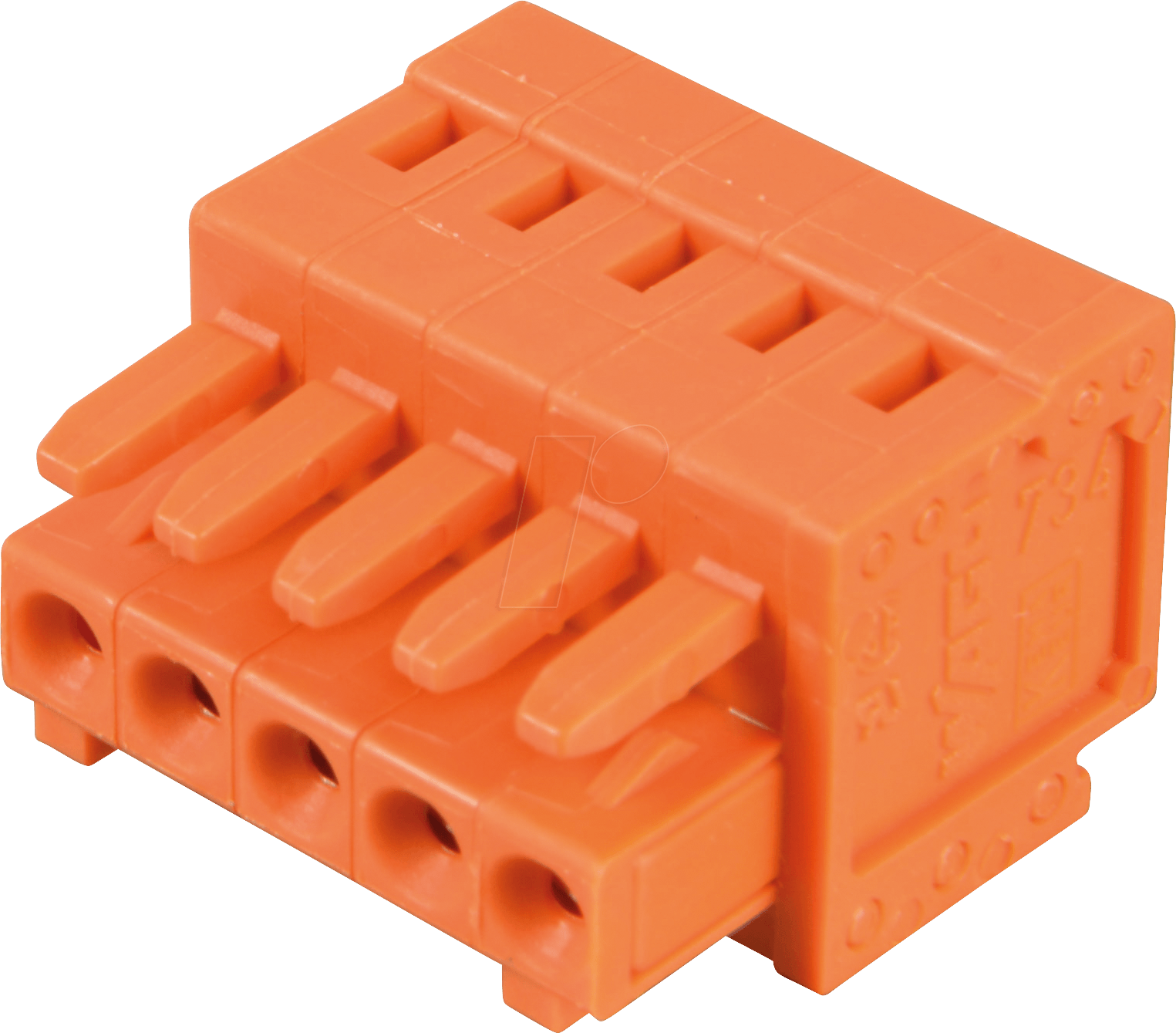 WAGO 734-205 - CAGE-CLAMP Federleiste, Mini, RM 3,81, 5-polig