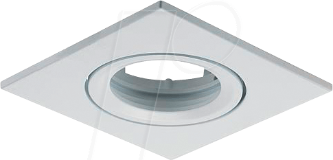GL 4122 - Deckeneinbauring, eckig, schwenkbar, weiß