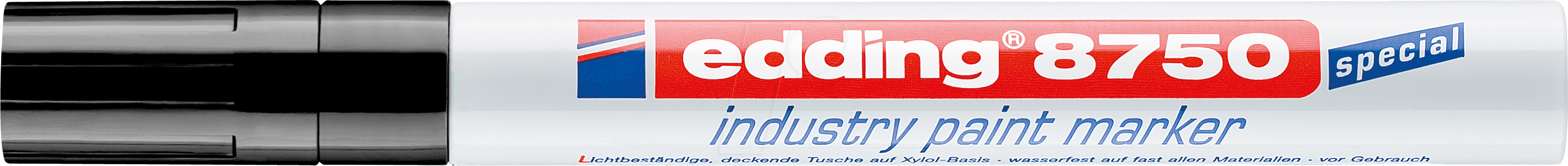 EDDING 8750SW - Industrie Lack Marker, 2,0-4,0 mm, schwarz