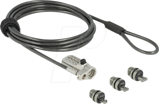 NAVILOCK 20677 - Notebook Sicherungskabel für Kensington, Noble Wedge und Nano Sl