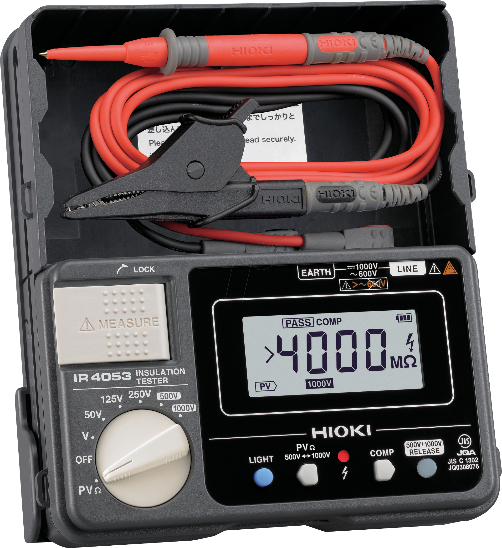 HIOKI IR4053-10 - Isolationstester IR4053-10, mit PV-Funktion, bis 1 kV