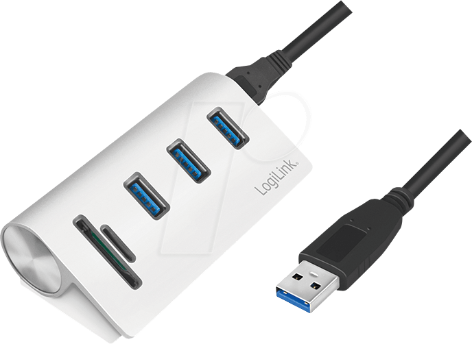 LOGILINK CR0045 - Dockingstation, USB 3.0, microSD/SD
