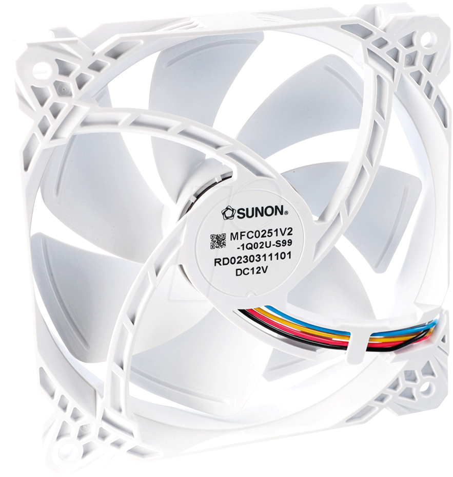 MFC0251V21Q02US9 - Lüfter, 12 VDC, 120x120x25mm, Serie ME/EE, weiss