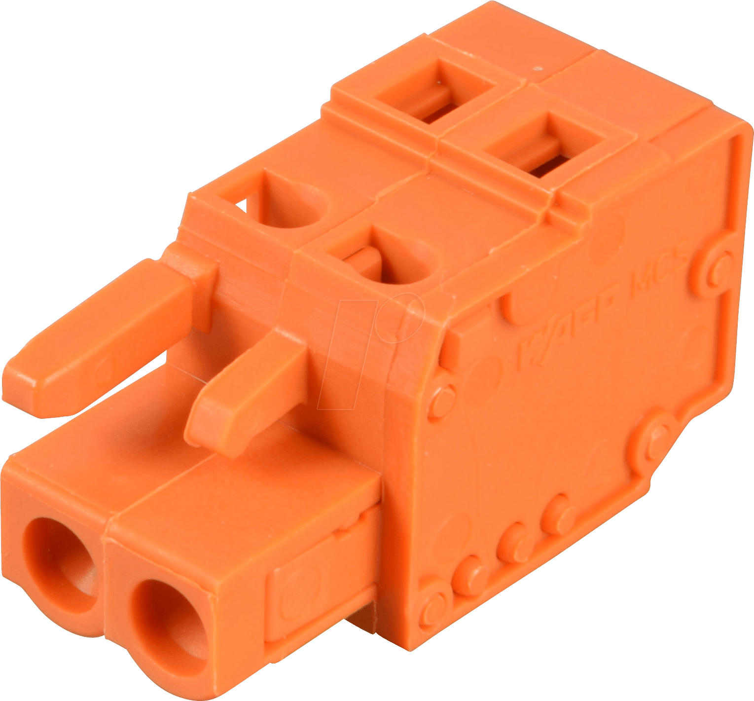 WAGO 231-302 - CAGE-CLAMP Federleiste, Midi, RM 5,08, 2-polig