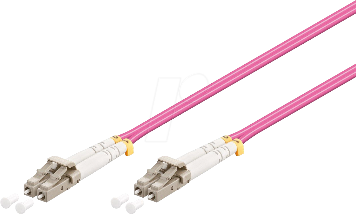 GOOBAY 95939 - Duplex LWL Kabel, LC-UPC Stecker >LC-UPC Stecker, OM4, 10 m