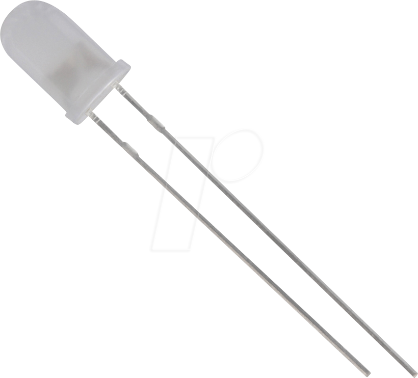 5034W2D-ESB-C - LED 5mm, bedrahtet, weiß, 4500 mcd, 60°