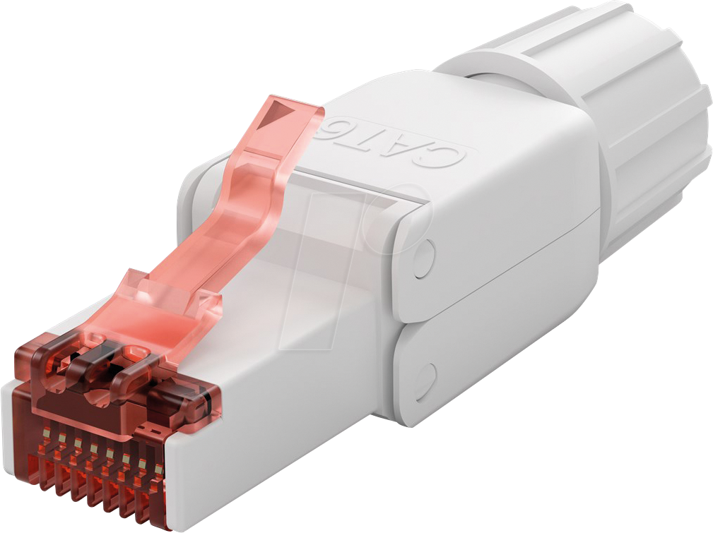 GOOBAY 65942 - Cat.6 RJ45-Stecker, feldkonfektionierbarer, UTP