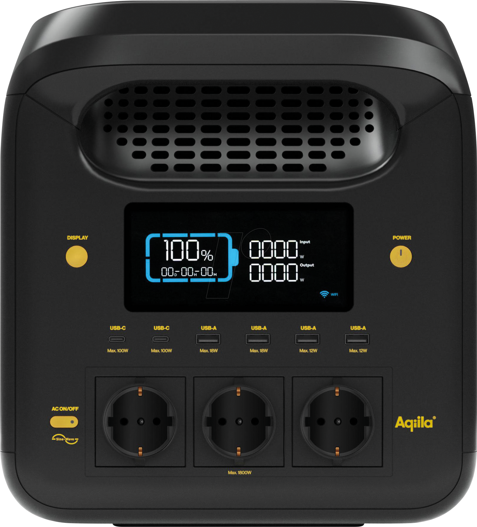 AQIILA S1800V2 - Aqiila Powerbird 1800, Power Station, 1800 W, 1229 Wh