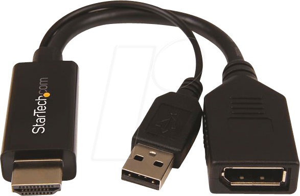 ST HD2DP - HDMI Adapter, HDMI Stecker auf DP Buchse