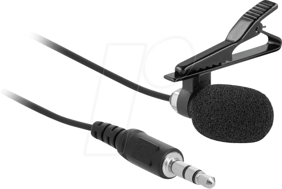 DELOCK 66279 - Krawatten Lavalier Mikrofon Omnidirektional mit Clip 3,5 mm