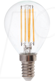 VT-4425 - LED-Lampe E14, 4 W, 400 lm, 4500 K, Filament