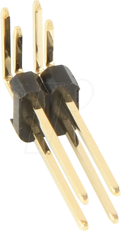 W+P 947-174 - Stiftleiste RM 2,54mm, gewinkelt, 2-reihig, 4-polig