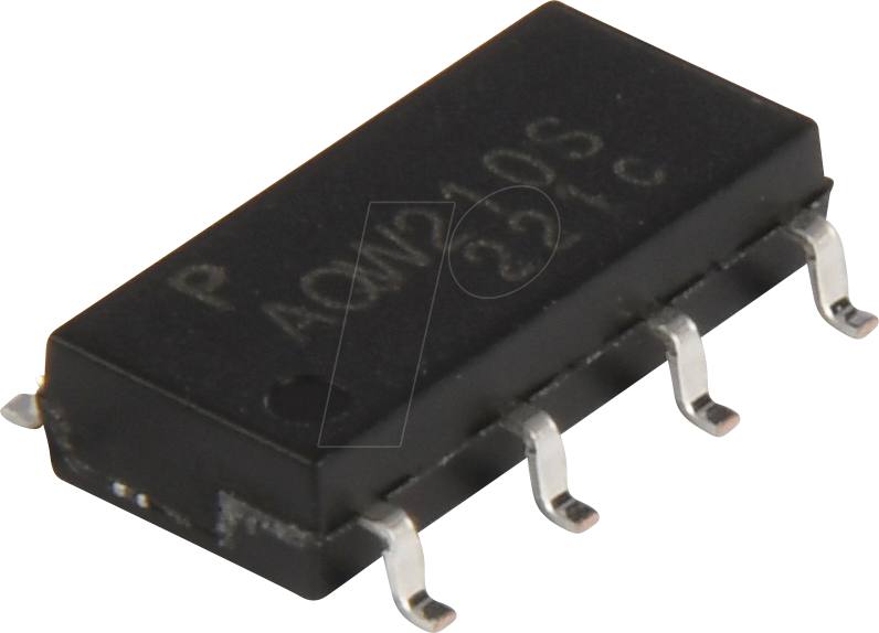 PAN AQW210S - MOSFET-Fotorel, 1,5kV, 350V, 0,1A, SOP8