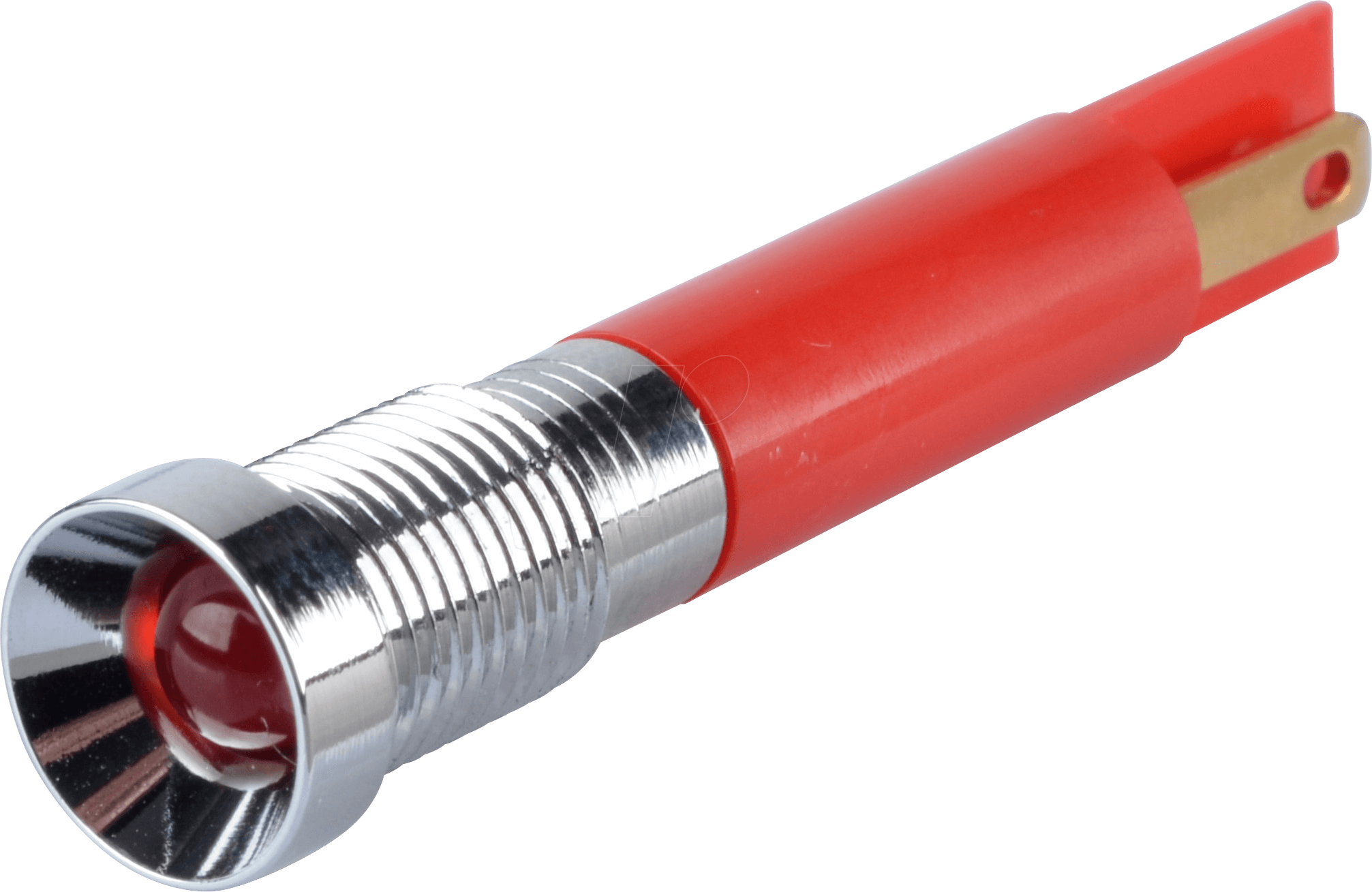APM Q8R1C R12E - LED-Signalleuchte, rot, 12 V, Ø 8 mm, vertieft, FASTON