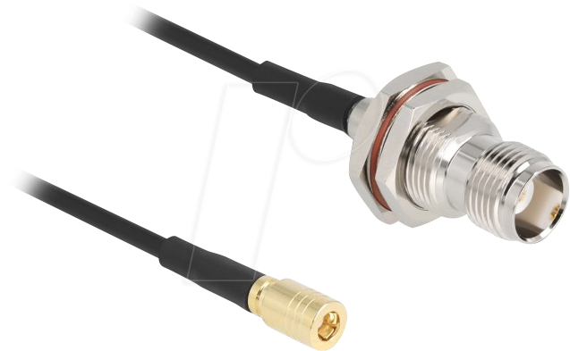 DELOCK 90724 - Antennenkabel, TNC Buchse > SMB Stecker, 0,2 m