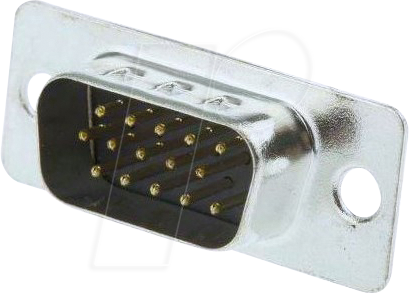 MHHDS15-M-N-B-S - D-SUB-Stecker, 15-polig, gestanzte Kontakte