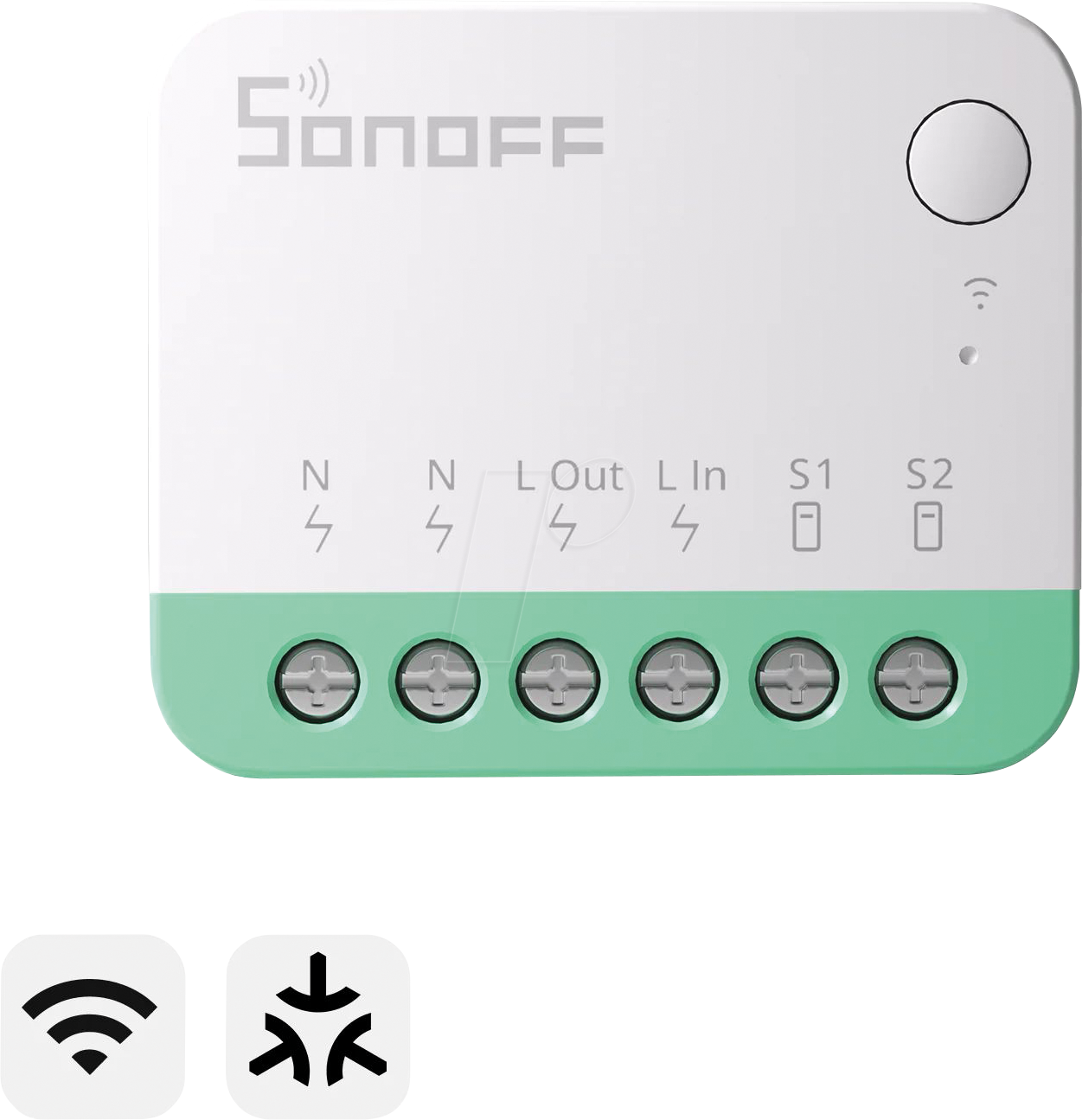 SON MINIR4M - 1-Kanal Schaltaktor, Matter over Wi-Fi