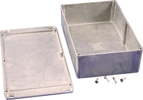 1590DFL - Alugehäuse, 188 x 120 x 56 mm, silber, IP54