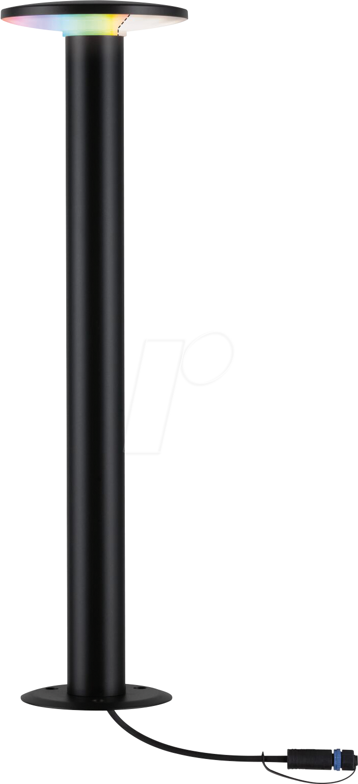 PLM 94750 - Plug & Shine Pollerleuchte Plate, 5 W, RGBW, IP44, Zigbee