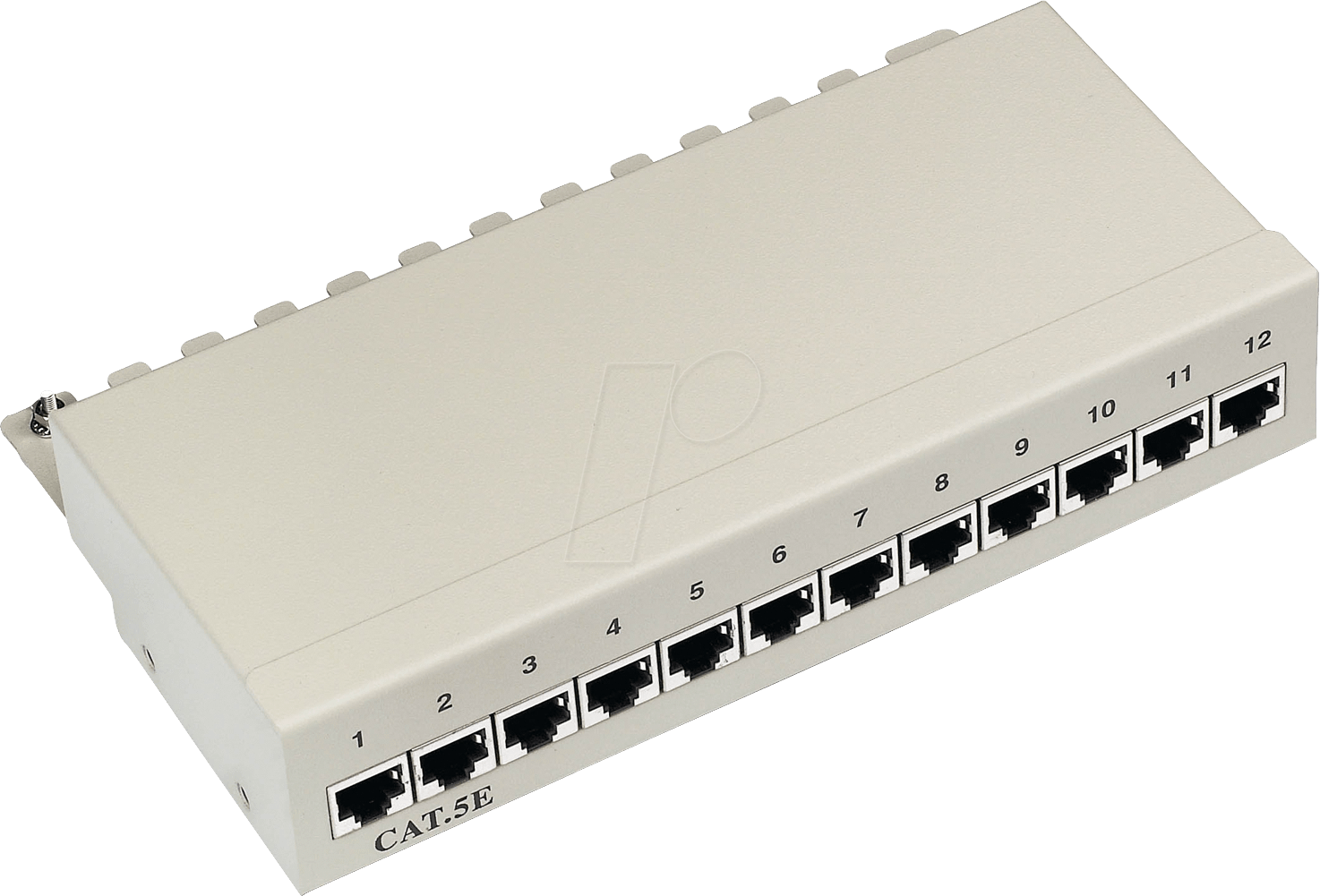 PATCHPANEL 12-5E - Mini-Patchpanel, 12-Port, Cat.5, 1 HE