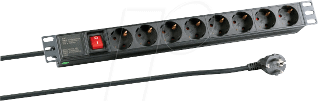 EFB EK631DE.2 - Steckdosenleiste 8x CEE 7/3, Schalter