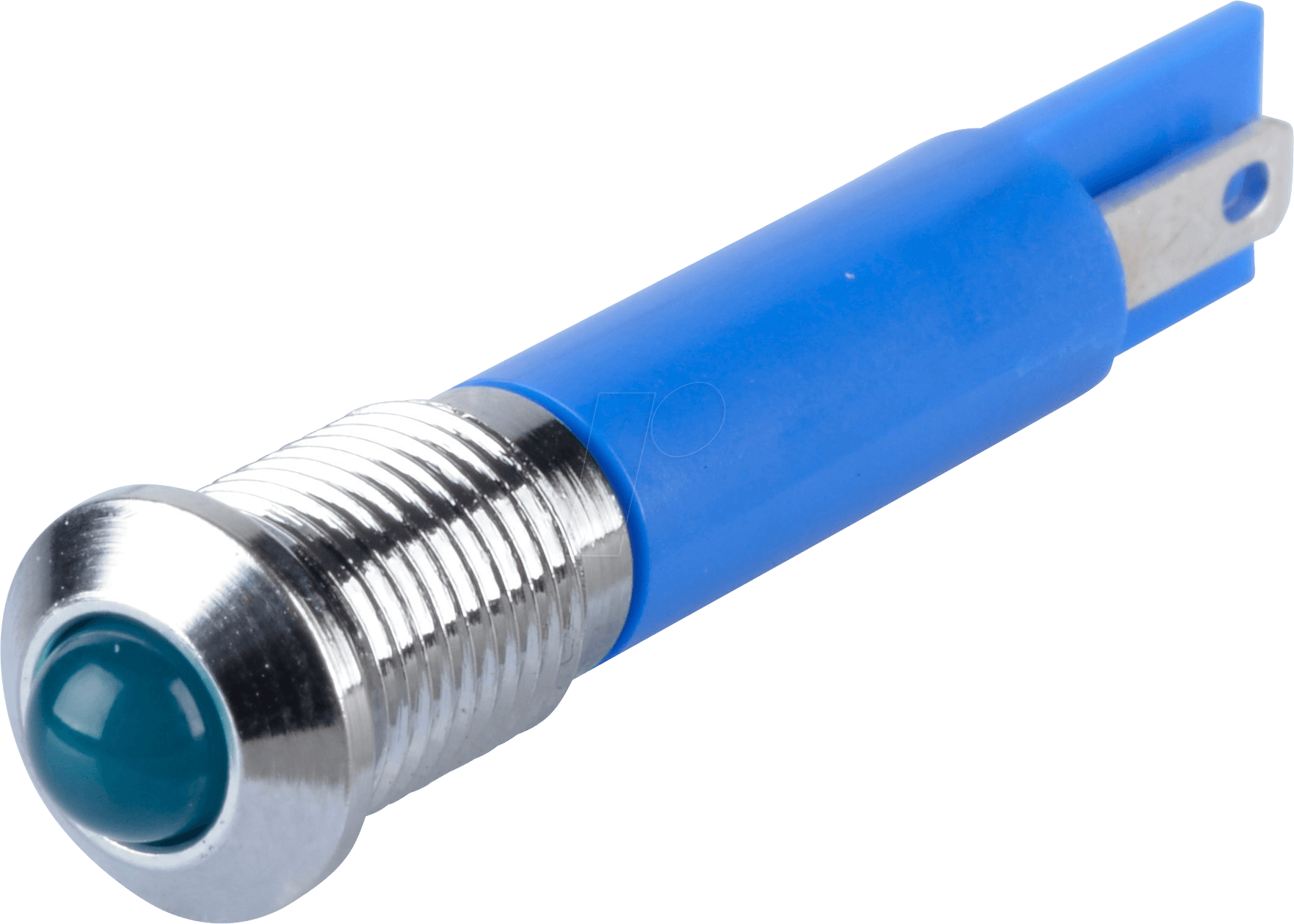 APM Q8P1C B24E - LED-Signalleuchte, blau, 24 V, Ø 8 mm, vorstehend, FASTON