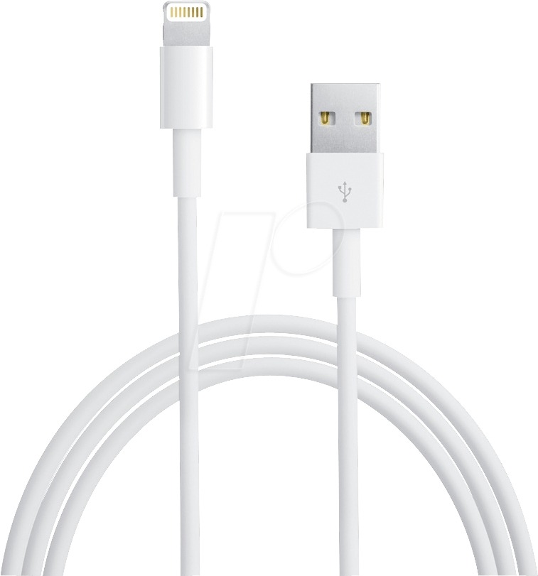 APPLE MD818ZM/A - Sync- & Ladekabel, USB-A -> Lightning, 1,0 m, weiß