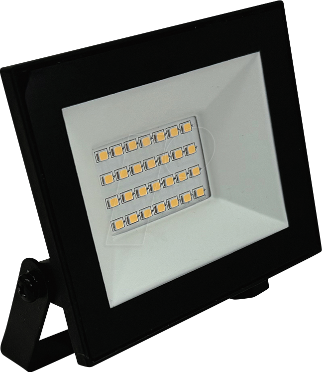 VT-23986 - LED-Flutlicht, 20 W, 1760 lm, 6500 K, schwarz, IP65