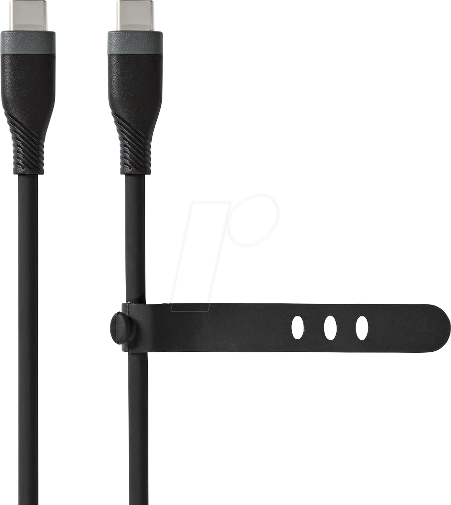 N CCGB60820BK15 - Sync- & Ladekabel, USB-C, 60 W, 1,5 m, schwarz