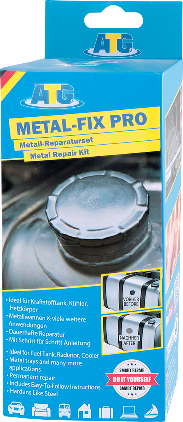 KFZ SR ATG113 - KFZ - Metall Reparaturmasse, 8-teilig