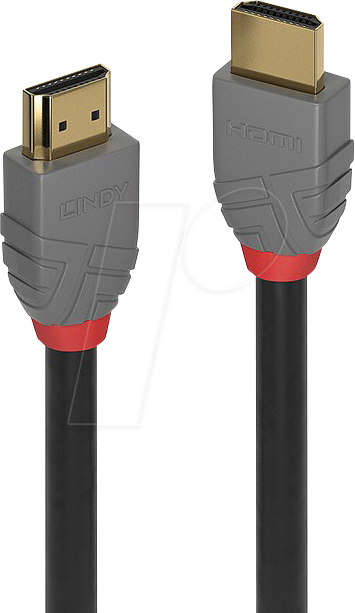 LINDY 36952 - HDMI Kabel - Anthra Line, zertifiziert, 10K120Hz, 1,0 m