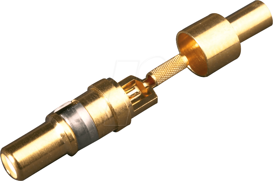 MIX-STG CO - D-SUB-Einzelkontakt, Koax, Stecker, 50 Ohm, gerade