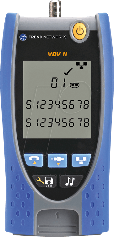 Thumbnail - ID VDV II CLD - Kabeltester VDV II BT, für Kupfernetze