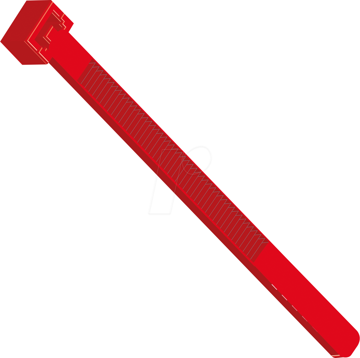 Thumbnail - H-P 06020-3 - Kabelbinder, 100 x 2,5, rot, 100 Stk.