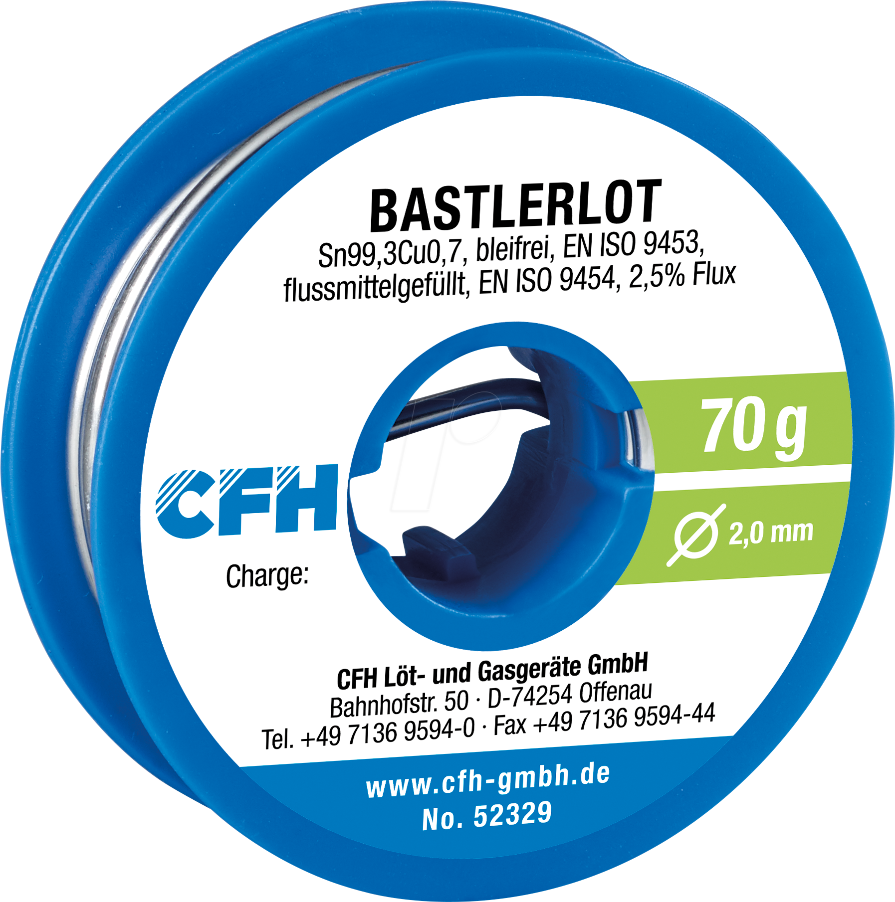CFH 52329 - Bastlerlot BL 329 bleifrei 70 g