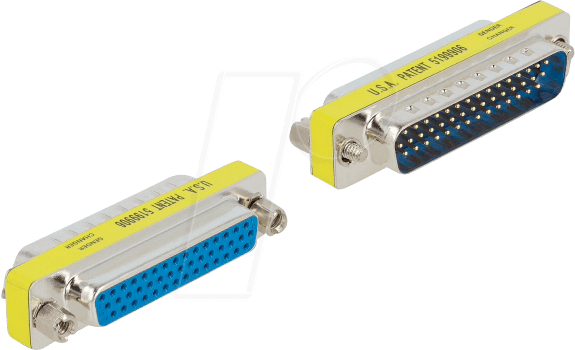 DELOCK 65114 - Adapter HD/DB 44Pin Stecker / Buchse, Portschoner