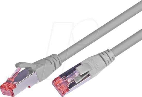 SLIM P6 2 GR - Cat.6 PiMF-Kabel, S/FTP, 2 m, grau