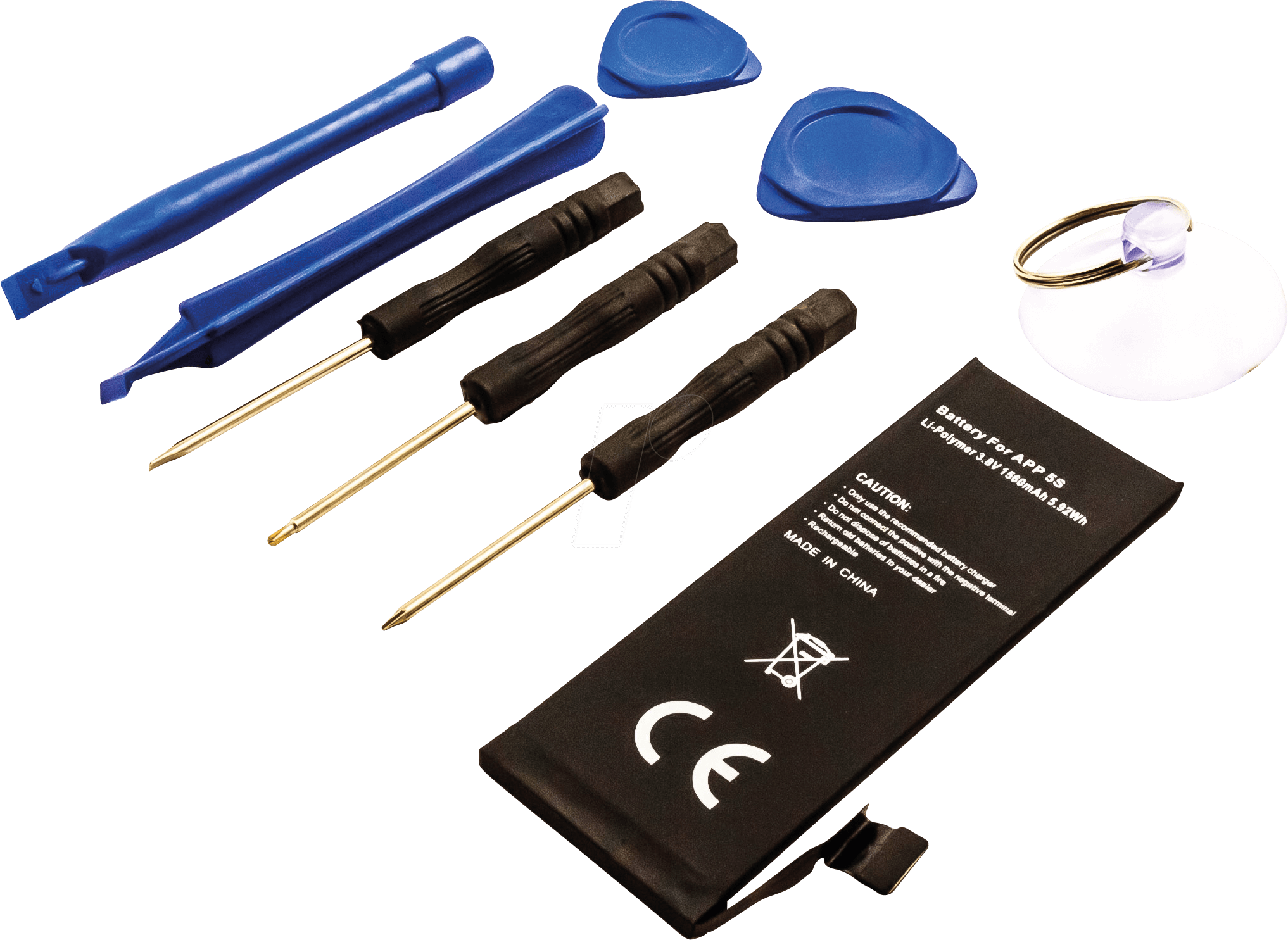 AKKU 30580 - Smartphone-Akku für Apple iPhone 5S / 5C, Li-Po, 1560 mAh