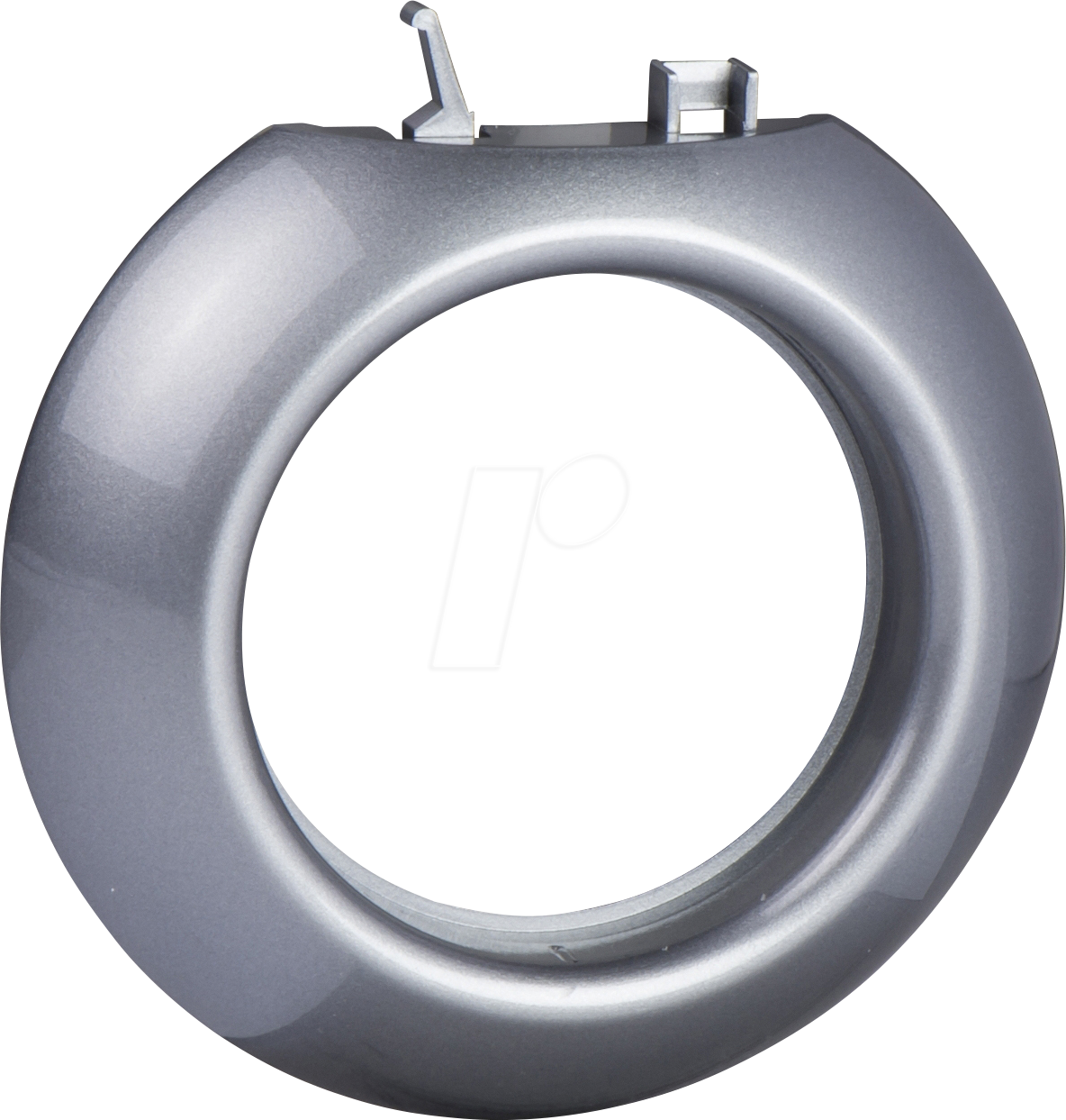 ELSO WDE011441 - End-Rahmen, Silber-Effekt, rund, Renova, Retro-Design