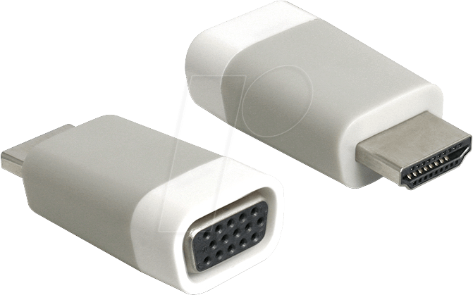 DELOCK 65472 - HDMI Adapter, HDMI-A Stecker auf VGA Buchse