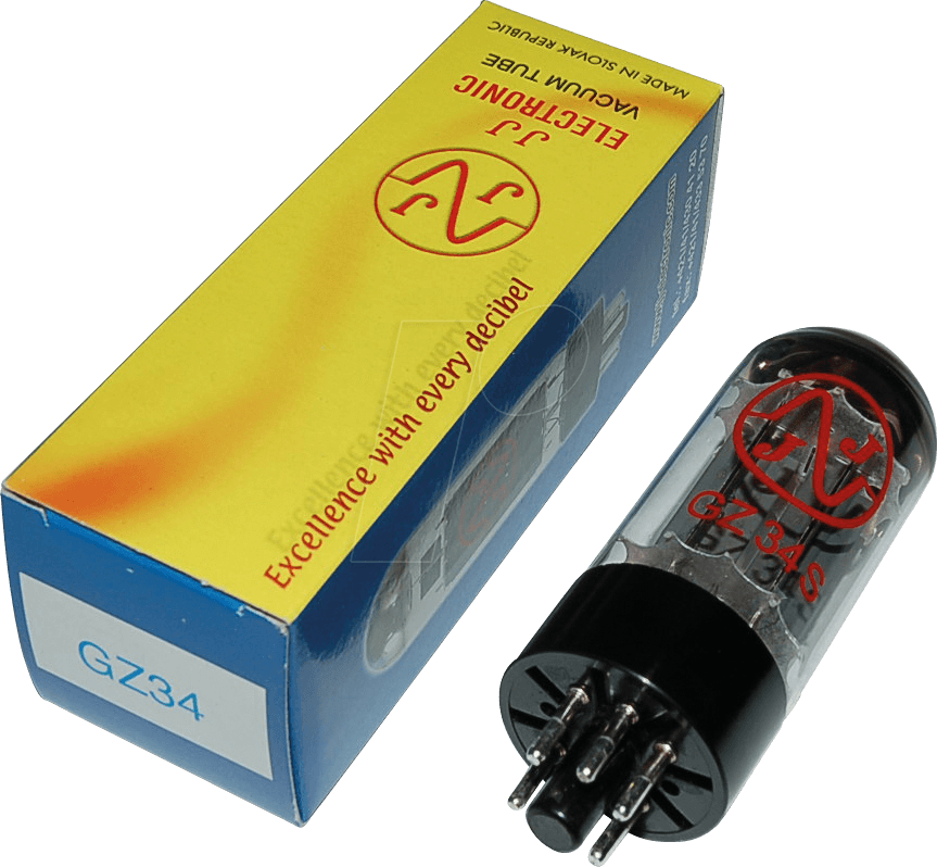 TUBE GZ34SJJ - Elektronenröhre, Gleichrichterröhre, Octal, 8-pol
