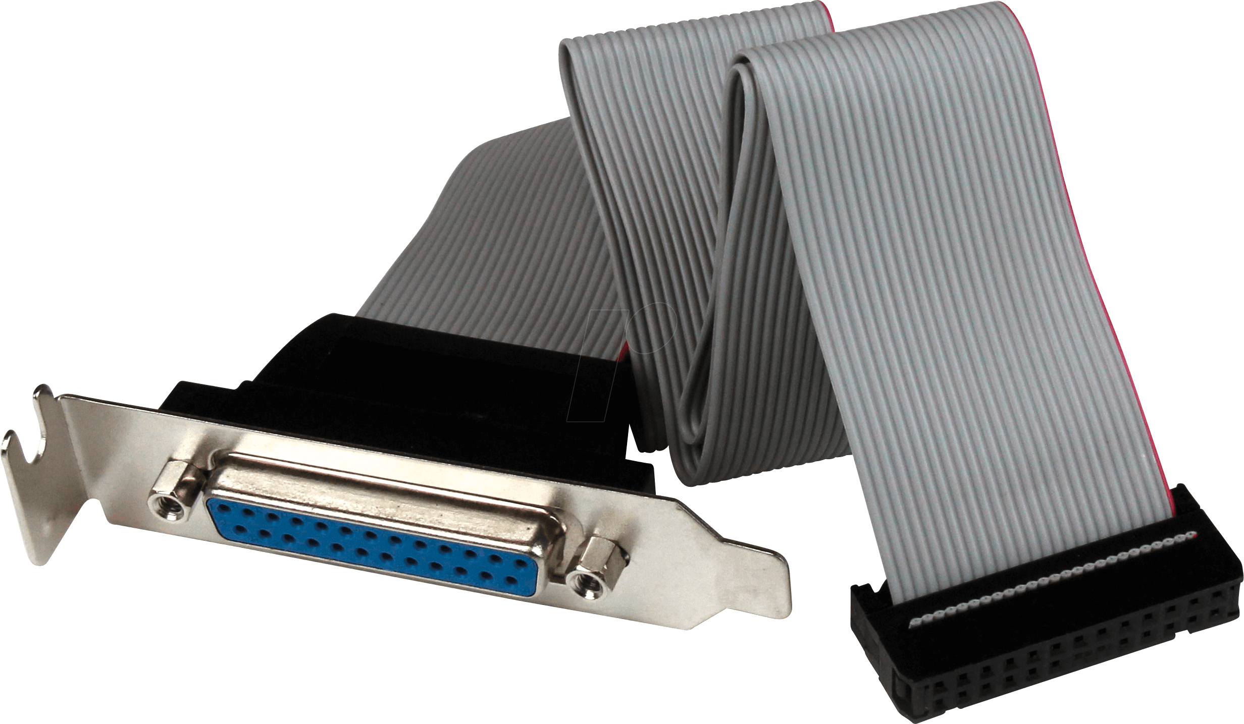 ST PLATE25F16LP - Slotblende 1x DB-25 > 1x IDC , inkl Low-Profile Blech