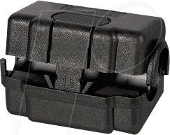 WUE 74271622S - Klappferrit für Ø 12,5 mm, schwarz, 140 Ohm @ 100 MHz