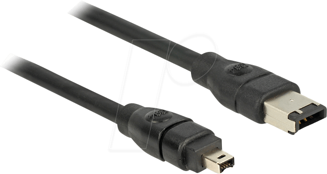 DELOCK 82576 - Firewire A 6 Pin Stecker / 4 Pin Stecker 1,0 m