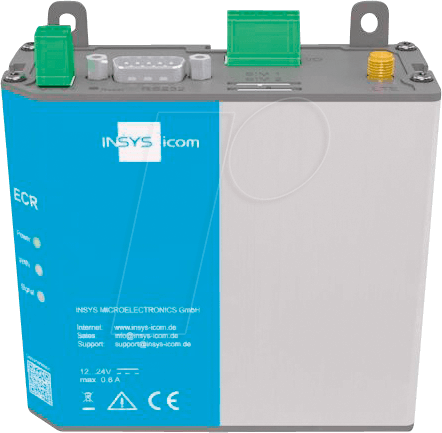 INSYS 10021494 - WLAN Router 2.4 GHz, LTE, UMTS/HSPA, GPRS/EDGE