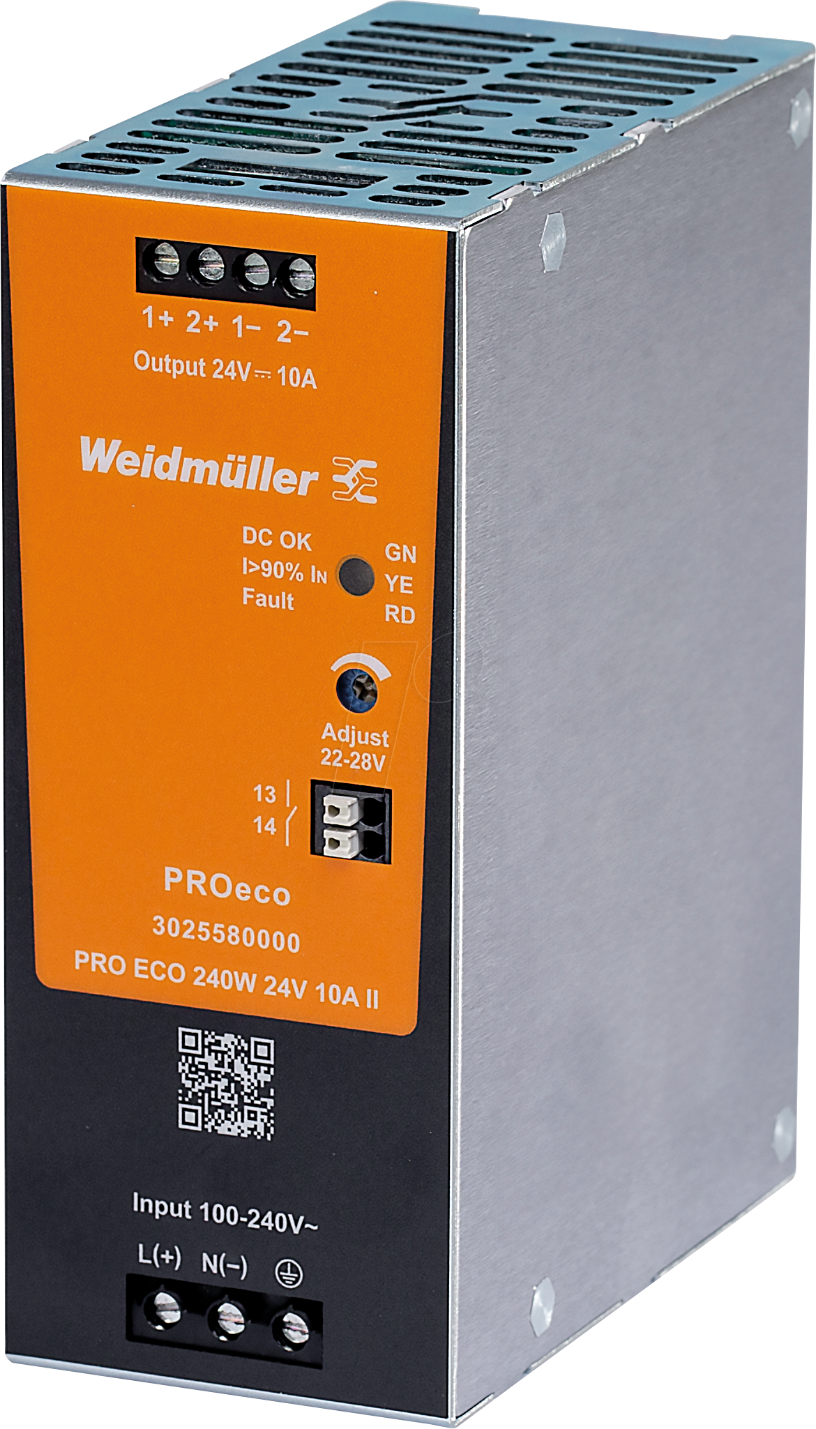 WEID 3025580000 - Schaltnetzteil Hutschiene, PROeco II , 240 W, 24 V ,10 A