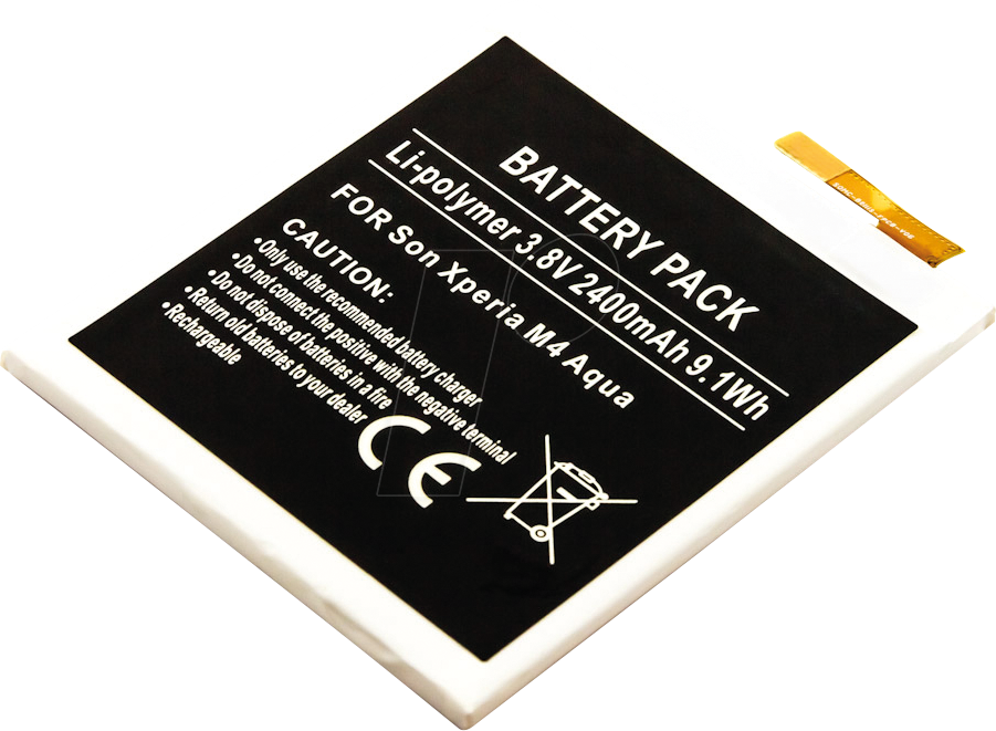 AKKU 10495 - Smartphone-Akku für Sony-Geräte, Li-Po, 2400 mAh